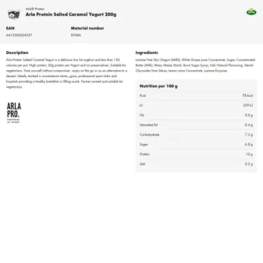 Download product information