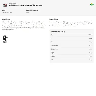 Download product information