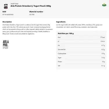 Download product information