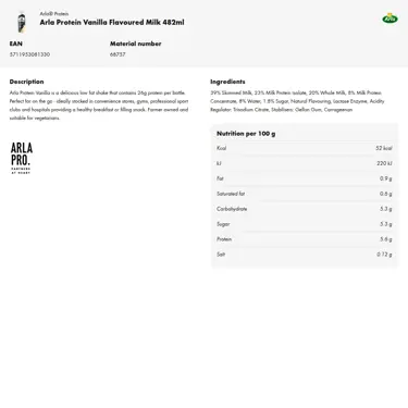 Download product information