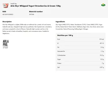 Download product information