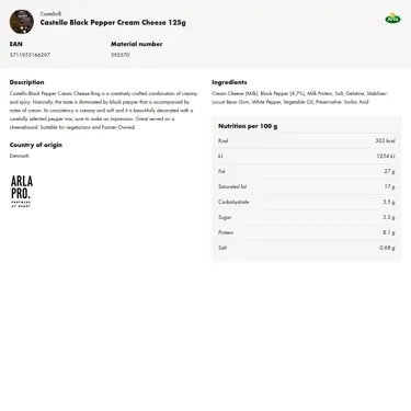 Download product information