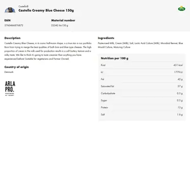 Download product information