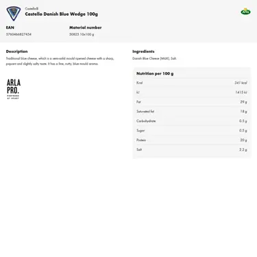 Download product information