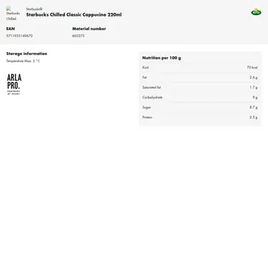 Download product information