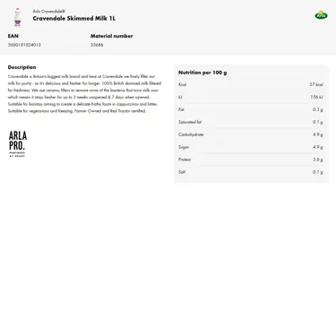 Download product information