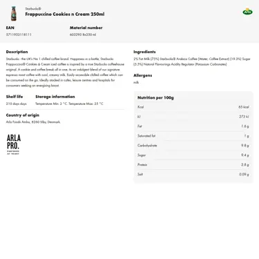 Download product information