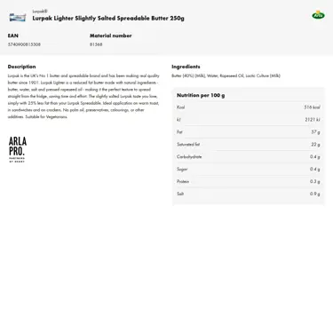 Download product information