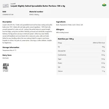 Download product information