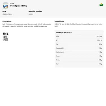 Download product information