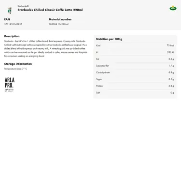 Download product information