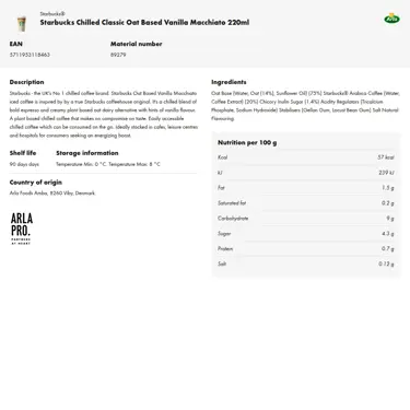 Download product information