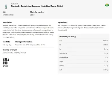 Download product information