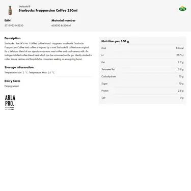 Download product information