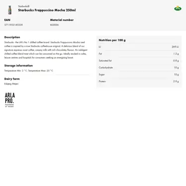Download product information