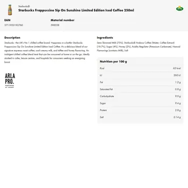 Download product information