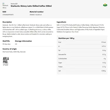 Download product information