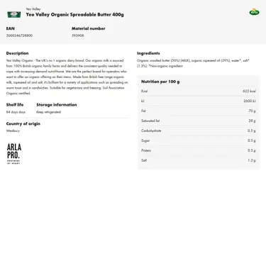 Download product information