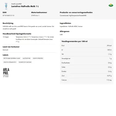 Productinformatie downloaden