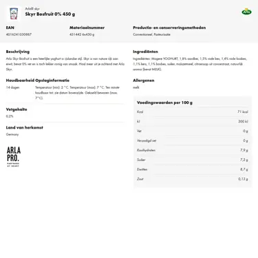 Productinformatie downloaden