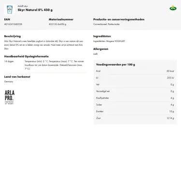 Productinformatie downloaden