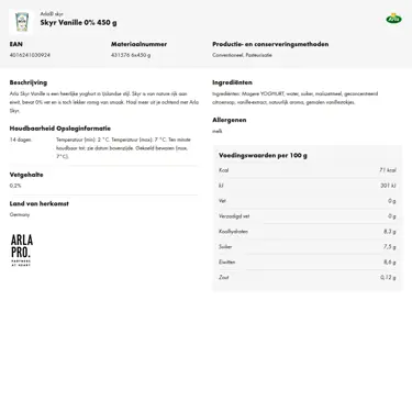 Productinformatie downloaden