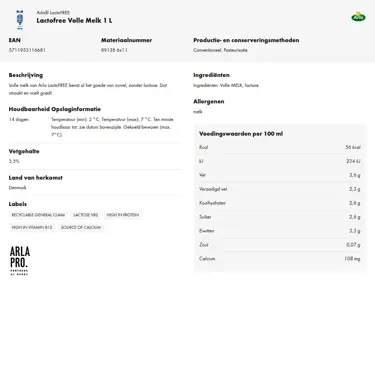 Productinformatie downloaden