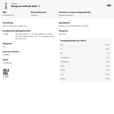 Productinformatie downloaden