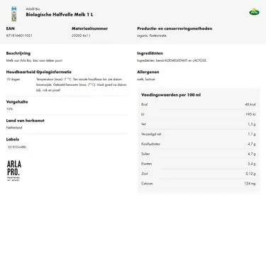 Productinformatie downloaden