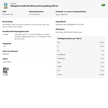 Productinformatie downloaden
