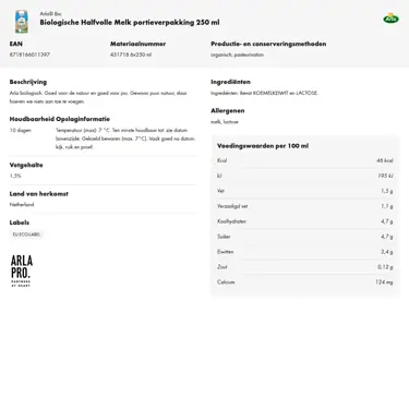 Productinformatie downloaden
