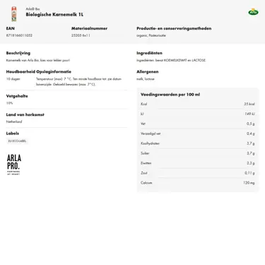 Productinformatie downloaden