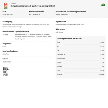 Productinformatie downloaden