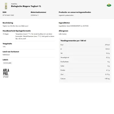 Productinformatie downloaden