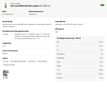 Productinformatie downloaden