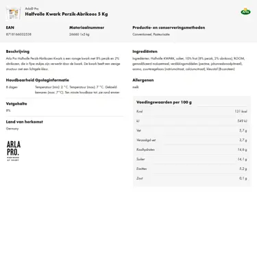 Productinformatie downloaden