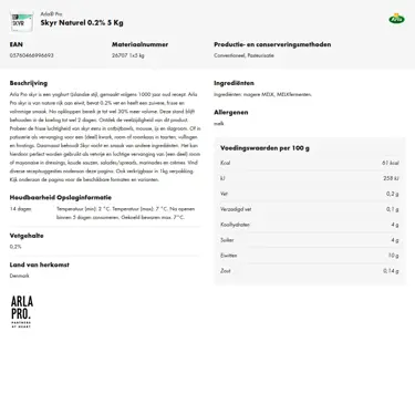 Productinformatie downloaden