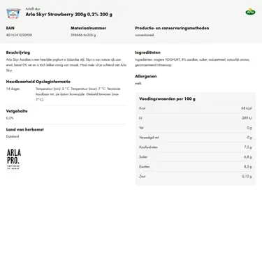 Productinformatie downloaden