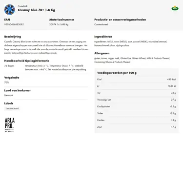 Productinformatie downloaden