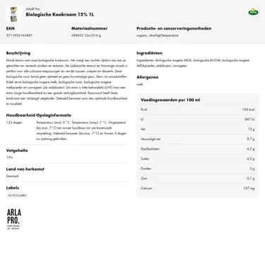 Productinformatie downloaden