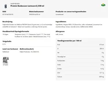 Productinformatie downloaden