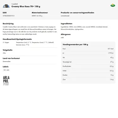 Productinformatie downloaden
