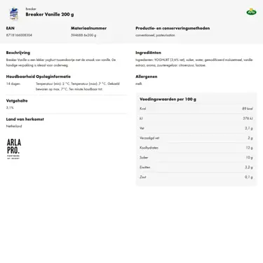 Productinformatie downloaden