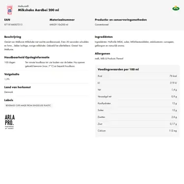 Productinformatie downloaden