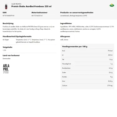 Productinformatie downloaden
