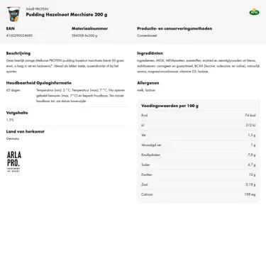 Productinformatie downloaden