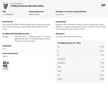 Productinformatie downloaden