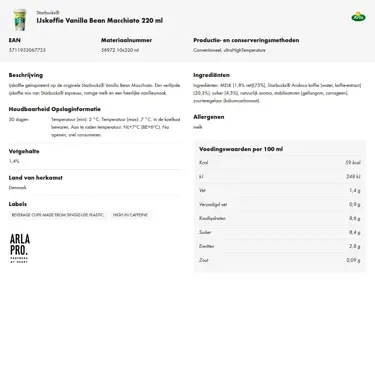 Productinformatie downloaden