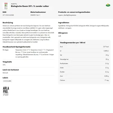 Productinformatie downloaden