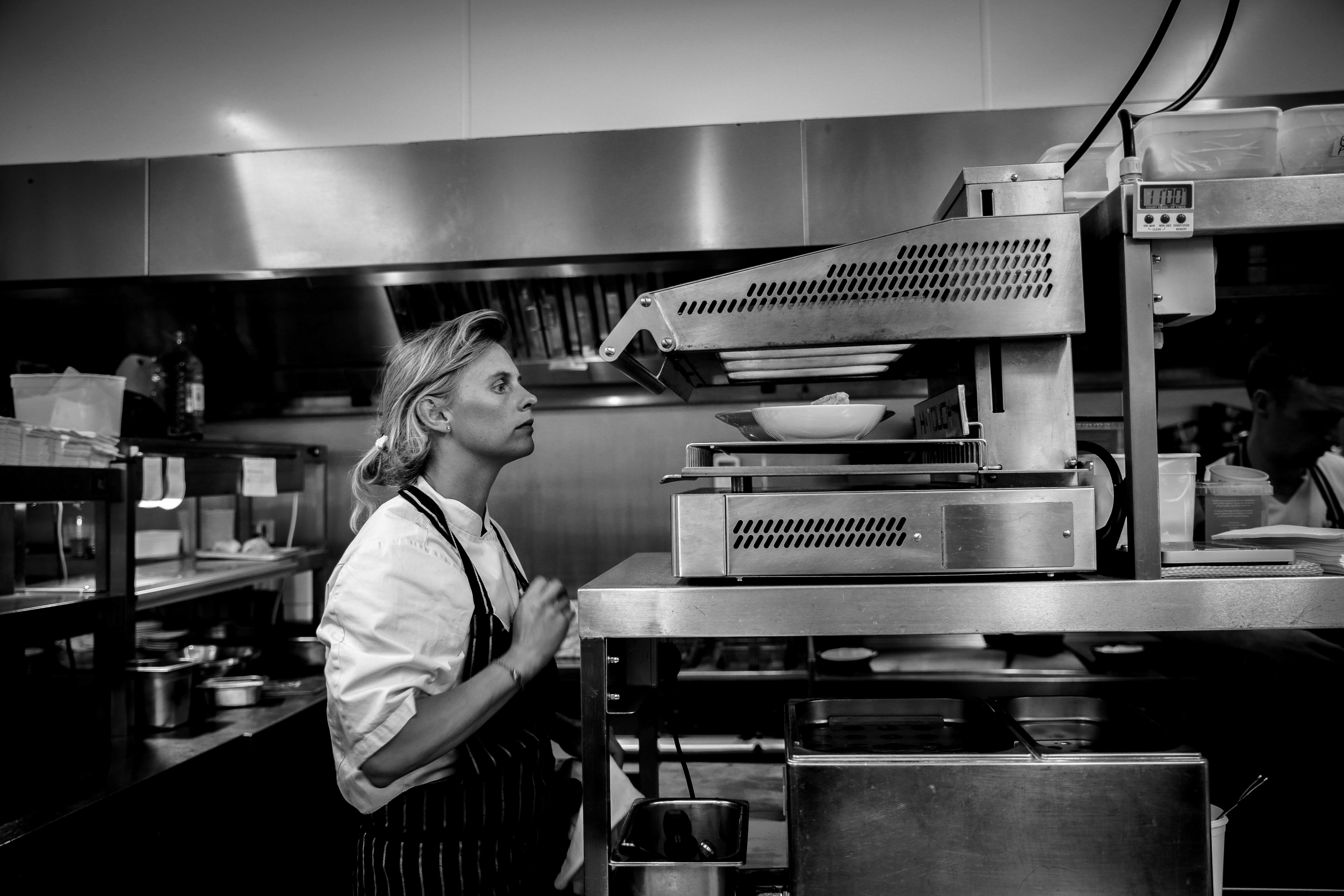 Cheddar Cheese Soufflé with Stilton Sauce by Emily Watkins